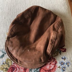 VTG Suede Pageboy Cap